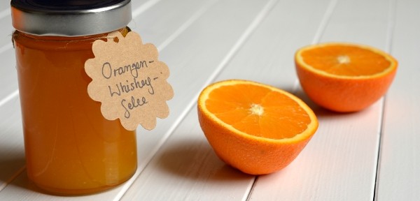 Orangen-Whiskey-Gelee (Brotaufstrich)