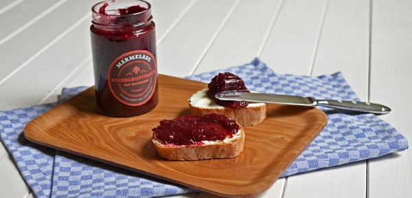 Ein Herz für graue Mäuse! (Marmelade vom Weinbergpfirsich mit Rosmarin)