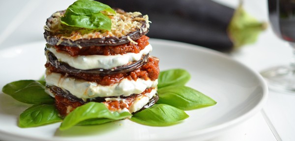 Soulfood: Auberginen-Lasagne ohne Nudelteig