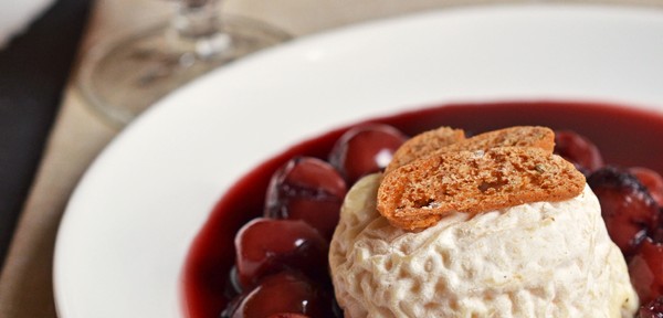 Weihnachtsdessert: Crottin de Chavignol mit Rotweinkirschen (zu Gast bei Melanies Tassenkuchenbäckerei)