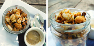 Snickers-Creme im Düsseldorfer vegetarischen Restaurant SchnellVeg