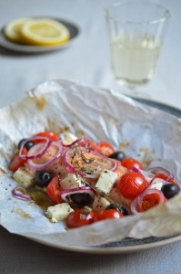 Lachs im Ofen: Im Pergamentpäckchen bleibeen alle Aromen erhalten