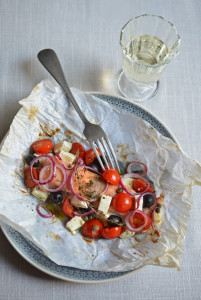 Zum mediterranen Lachs passt ein fruchtiger Riesling